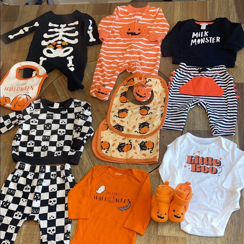 Halloween Baby Outfit Bundle
